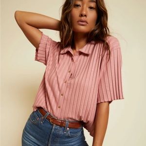 Nation LTD Aero Ribbed Button Down